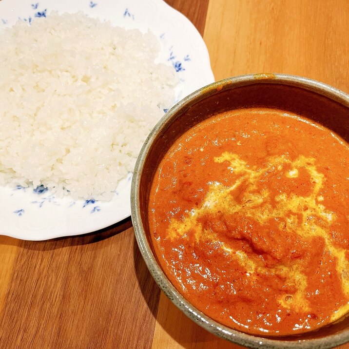 行った気分シリーズ❗️スパイスでバターチキンカレー